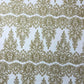 Trim Glitter Damask Design On A Mesh Lace 58" Wide| New Creations Fabric & Foam Inc. - New Creations Fabric & Foam Inc