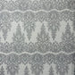 Trim Glitter Damask Design On A Mesh Lace 58" Wide| New Creations Fabric & Foam Inc. - New Creations Fabric & Foam Inc