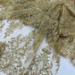Trim Glitter Damask Design On A Mesh Lace 58" Wide| New Creations Fabric & Foam Inc. - New Creations Fabric & Foam Inc