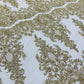 Trim Glitter Damask Design On A Mesh Lace 58" Wide| New Creations Fabric & Foam Inc. - New Creations Fabric & Foam Inc