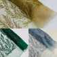 VINE BEADED LACE ON MESH FABRIC (By The Yard) - New Creations Fabric & Foam Inc