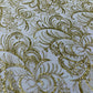 Vine Glitter Design On A Mesh Lace Fabric/Prom - New Creations Fabric & Foam Inc