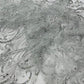 Vine Glitter Design On A Mesh Lace Fabric/Prom - New Creations Fabric & Foam Inc