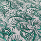 Vine Glitter Design On A Mesh Lace Fabric/Prom - New Creations Fabric & Foam Inc