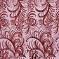 Vine Glitter Design On A Mesh Lace Fabric/Prom - New Creations Fabric & Foam Inc