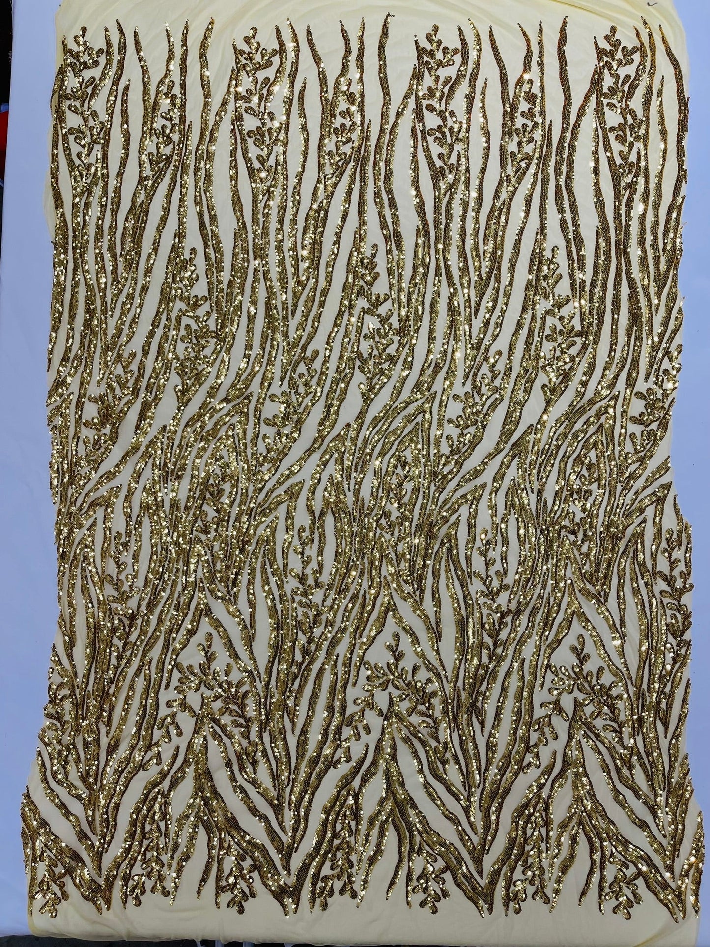 Vine/Root Sequin 4 Way Stretch Fabric 54” Wide| New Creations Fabric & Foam Inc. - New Creations Fabric & Foam Inc