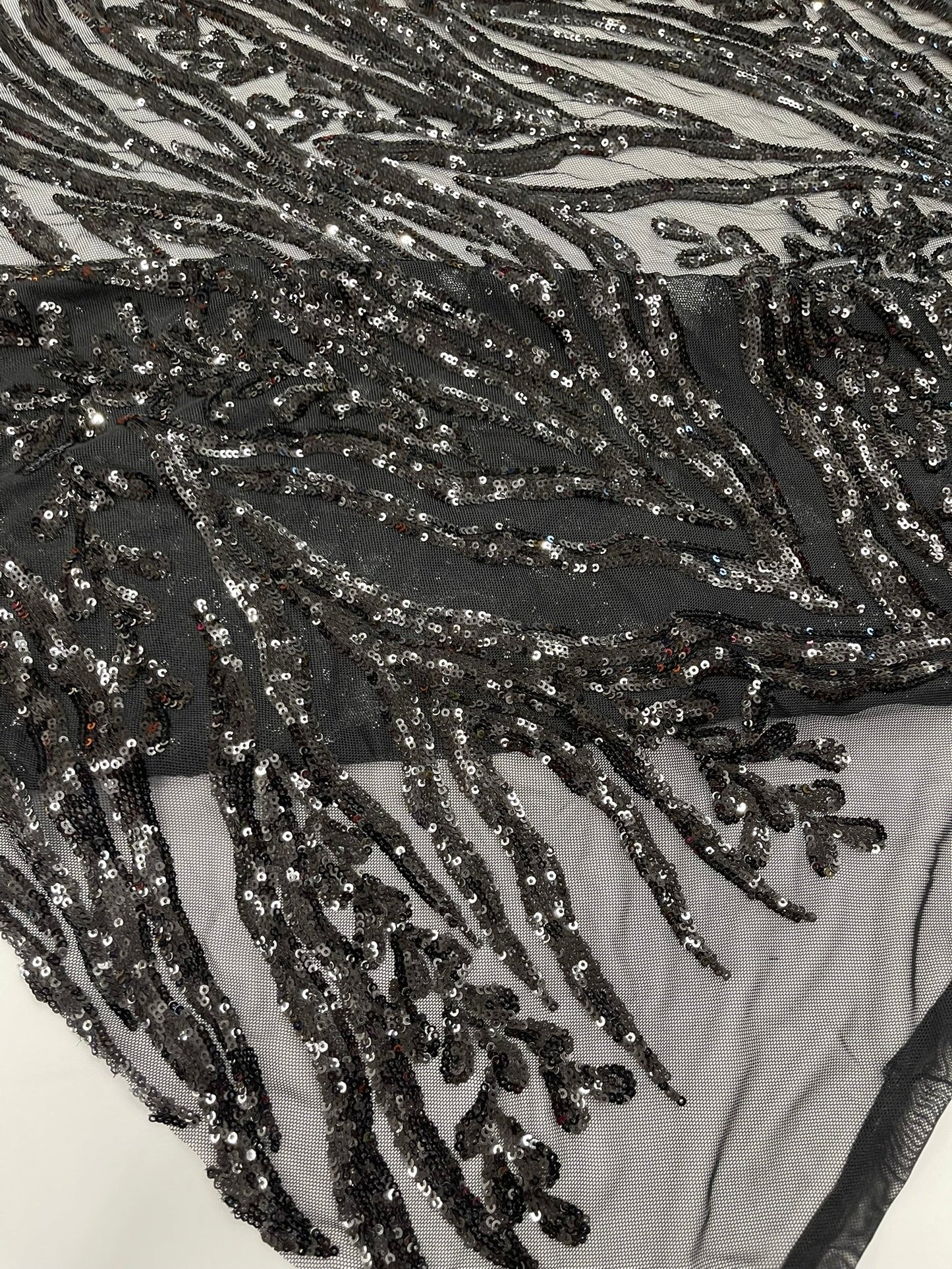 Vine/Root Sequin 4 Way Stretch Fabric 54” Wide| New Creations Fabric & Foam Inc. - New Creations Fabric & Foam Inc