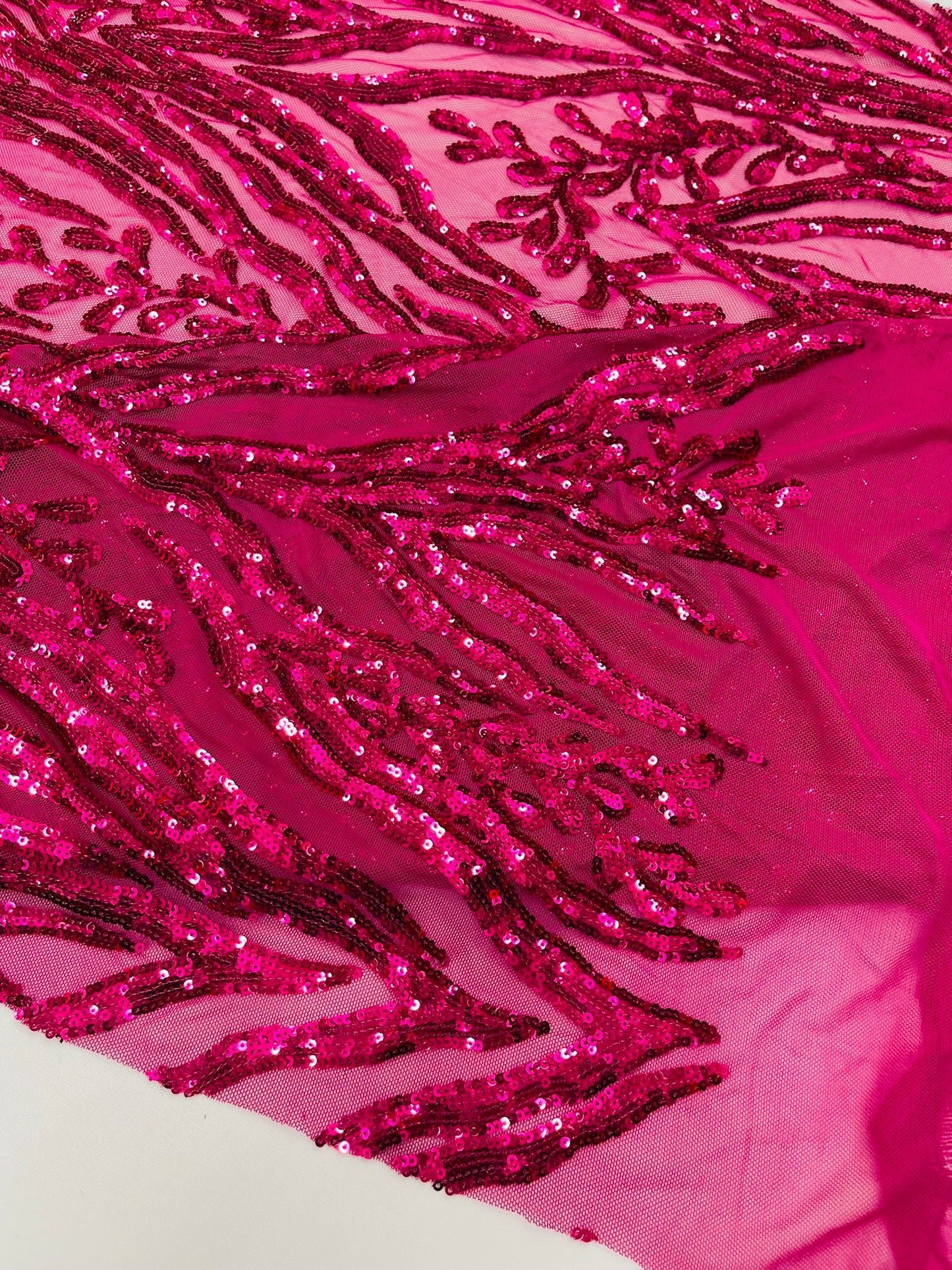 Vine/Root Sequin 4 Way Stretch Fabric 54” Wide| New Creations Fabric & Foam Inc. - New Creations Fabric & Foam Inc