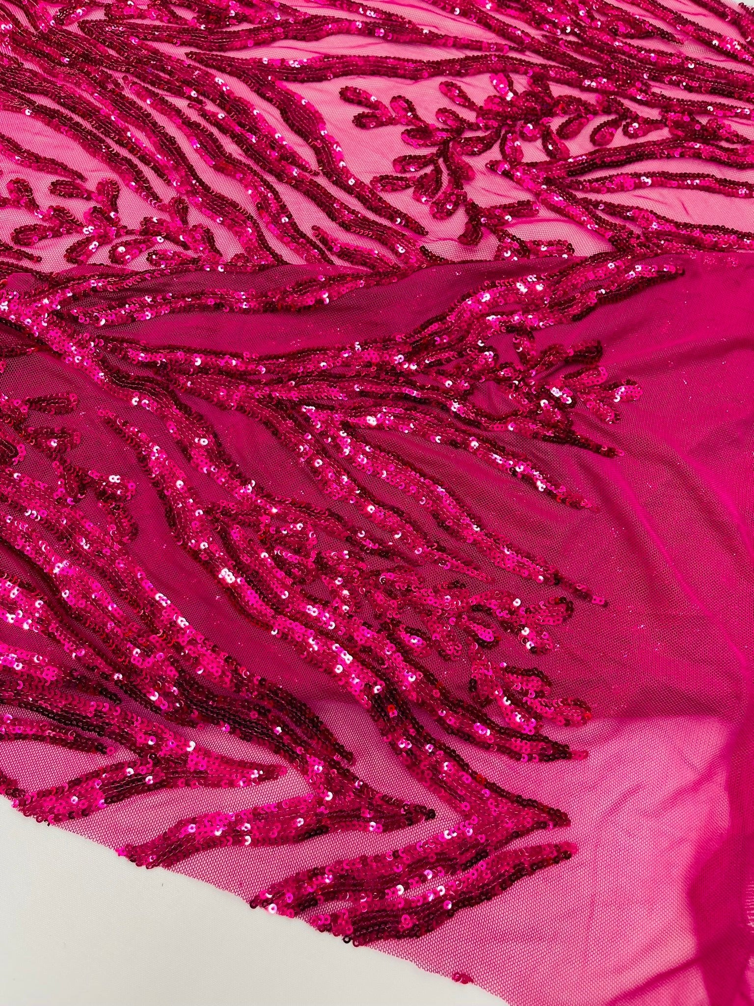 Vine/Root Sequin 4 Way Stretch Fabric 54” Wide| New Creations Fabric & Foam Inc. - New Creations Fabric & Foam Inc