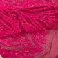 Vine/Root Sequin 4 Way Stretch Fabric 54” Wide| New Creations Fabric & Foam Inc. - New Creations Fabric & Foam Inc