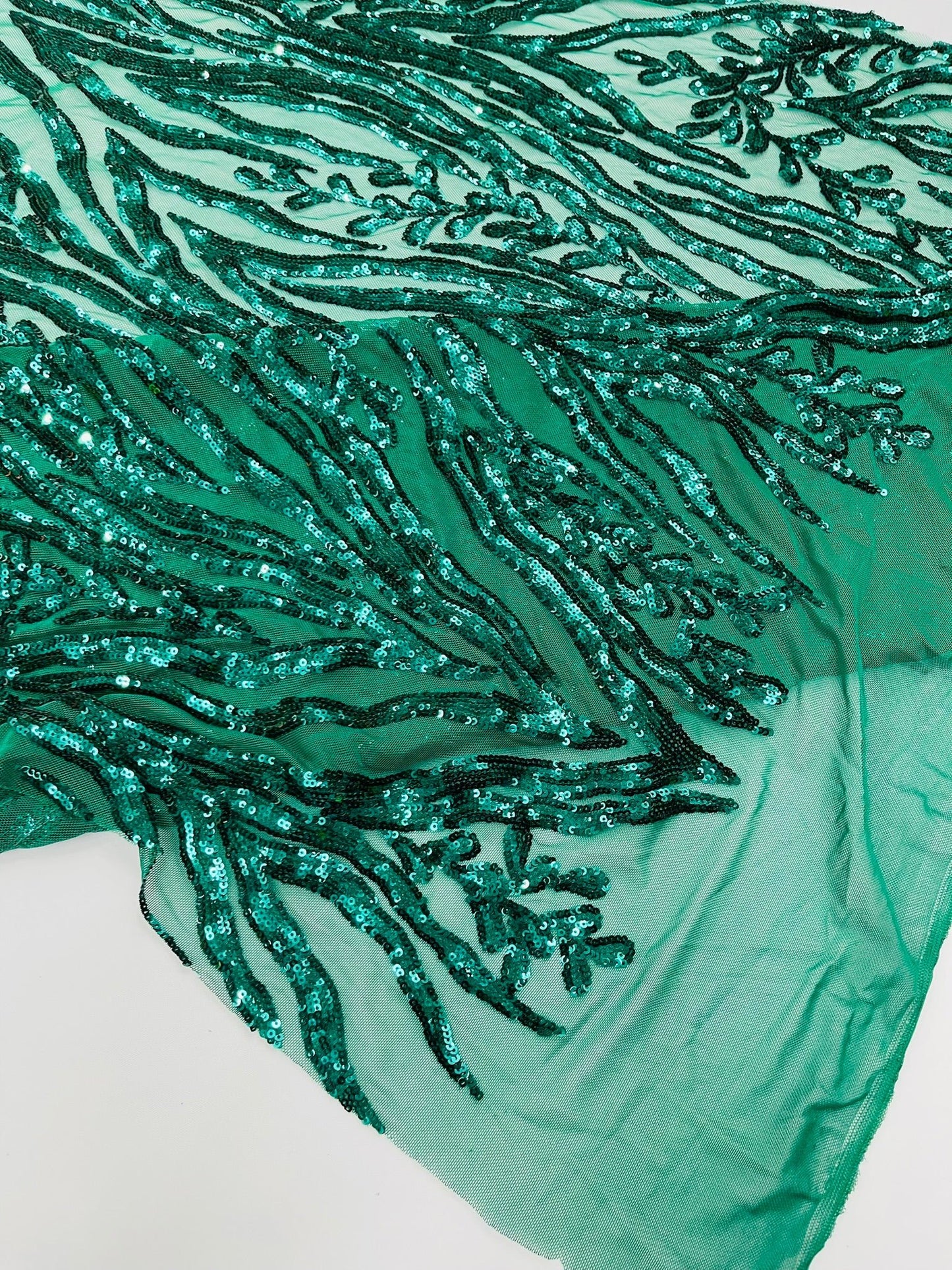Vine/Root Sequin 4 Way Stretch Fabric 54” Wide| New Creations Fabric & Foam Inc. - New Creations Fabric & Foam Inc