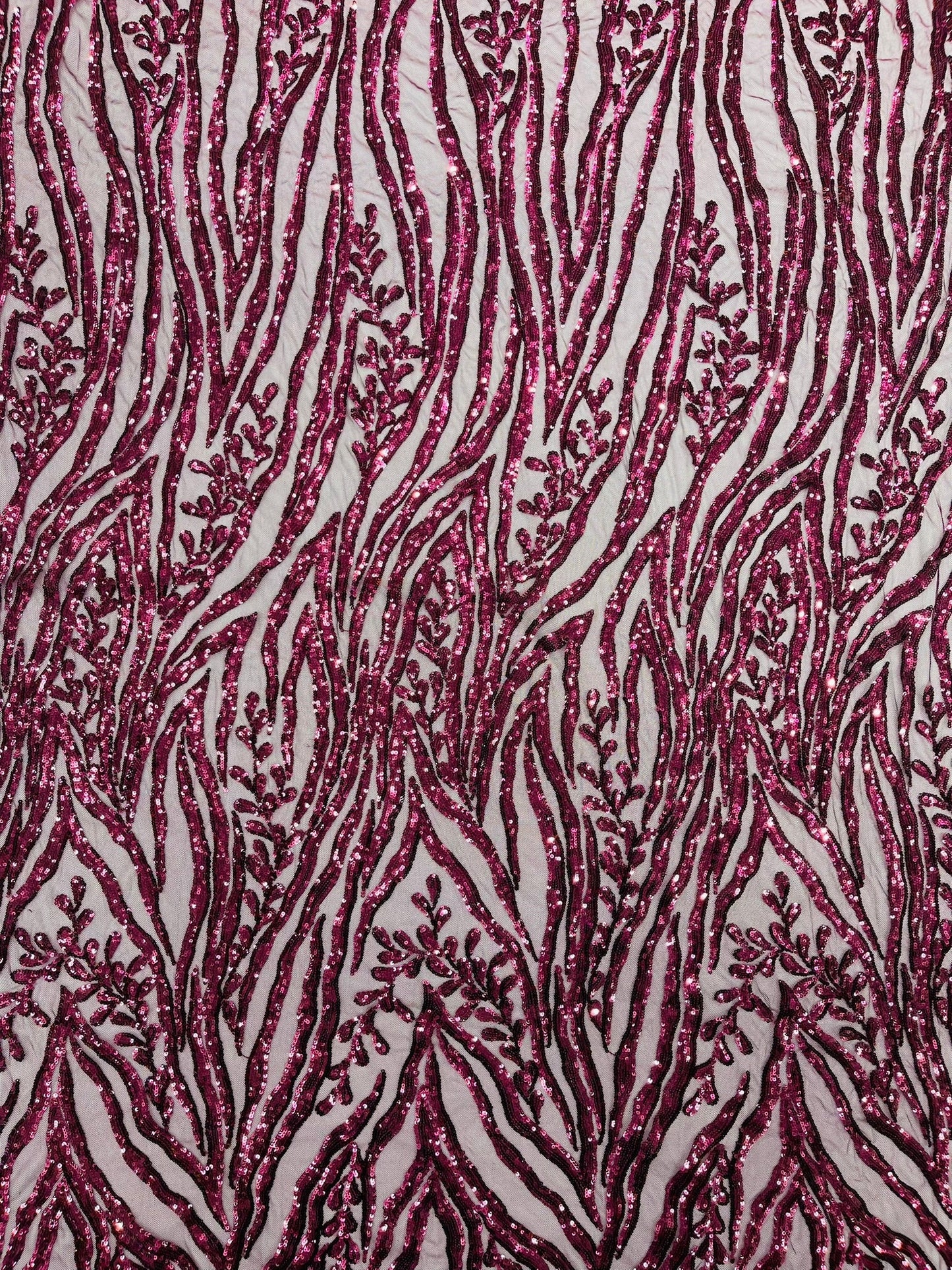 Vine/Root Sequin 4 Way Stretch Fabric 54” Wide| New Creations Fabric & Foam Inc. - New Creations Fabric & Foam Inc