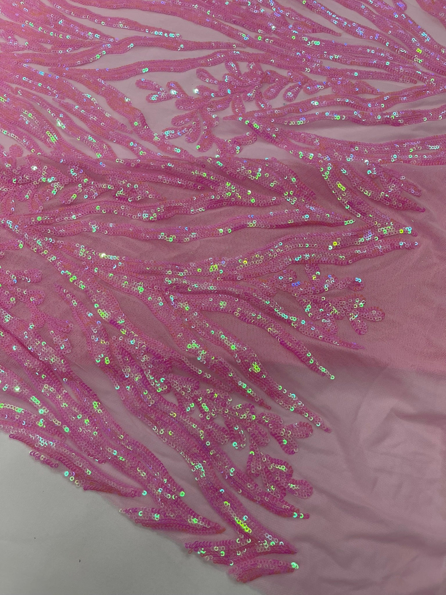 Vine/Root Sequin 4 Way Stretch Fabric 54” Wide| New Creations Fabric & Foam Inc. - New Creations Fabric & Foam Inc