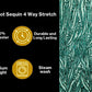 Vine/Root Sequin 4 Way Stretch Fabric 54” Wide| New Creations Fabric & Foam Inc. - New Creations Fabric & Foam Inc