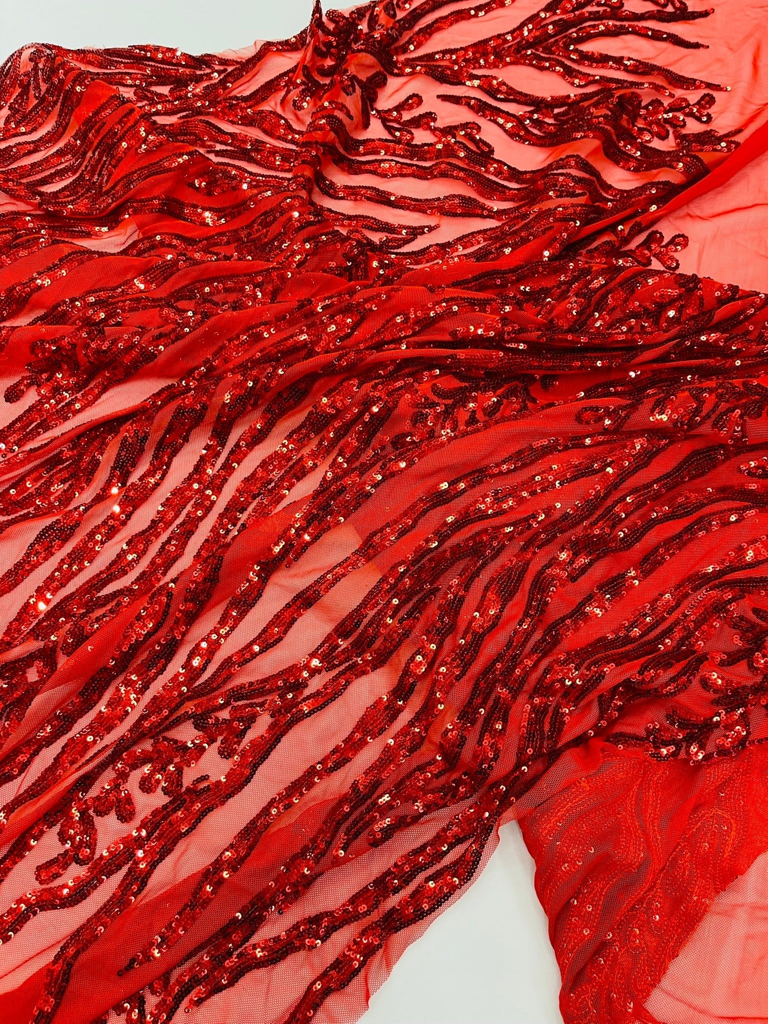 Vine/Root Sequin 4 Way Stretch Fabric 54” Wide| New Creations Fabric & Foam Inc. - New Creations Fabric & Foam Inc