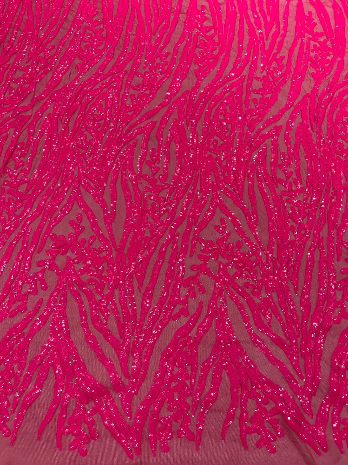 Vine/Root Sequin 4 Way Stretch Fabric 54” Wide| New Creations Fabric & Foam Inc. - New Creations Fabric & Foam Inc