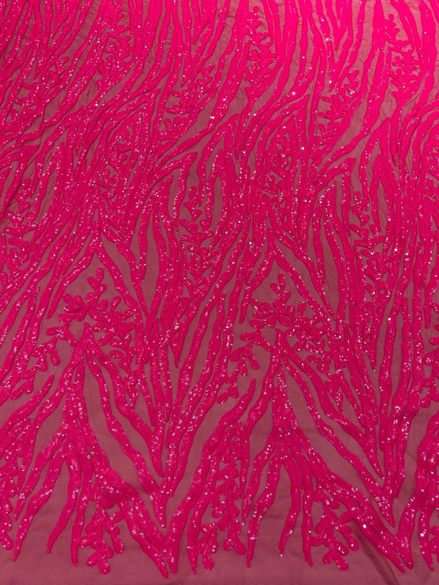 Vine/Root Sequin 4 Way Stretch Fabric 54” Wide| New Creations Fabric & Foam Inc. - New Creations Fabric & Foam Inc