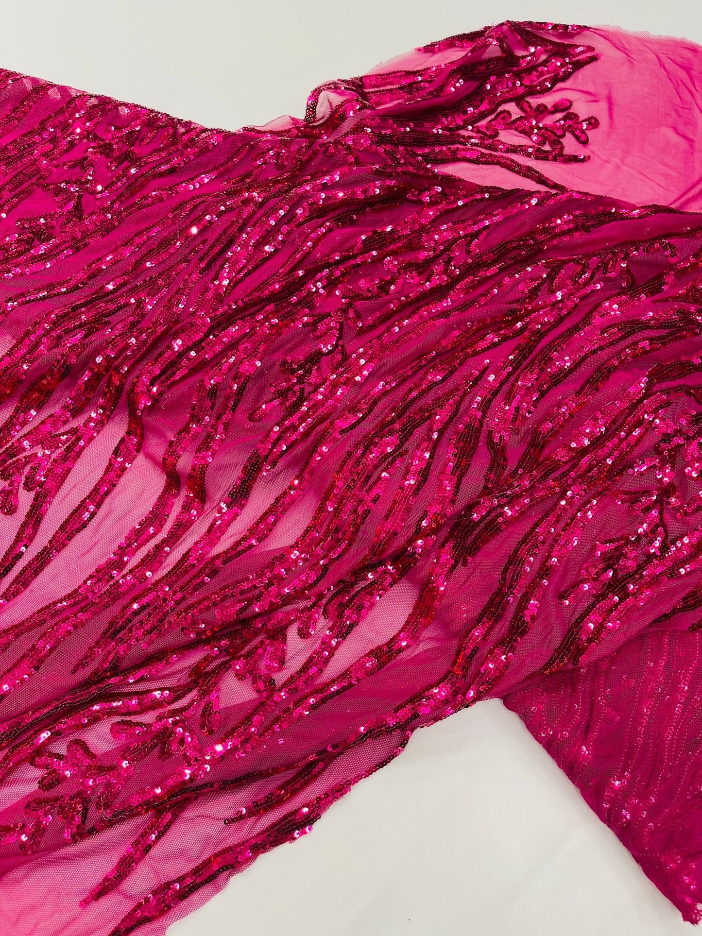 Vine/Root Sequin 4 Way Stretch Fabric 54” Wide| New Creations Fabric & Foam Inc. - New Creations Fabric & Foam Inc