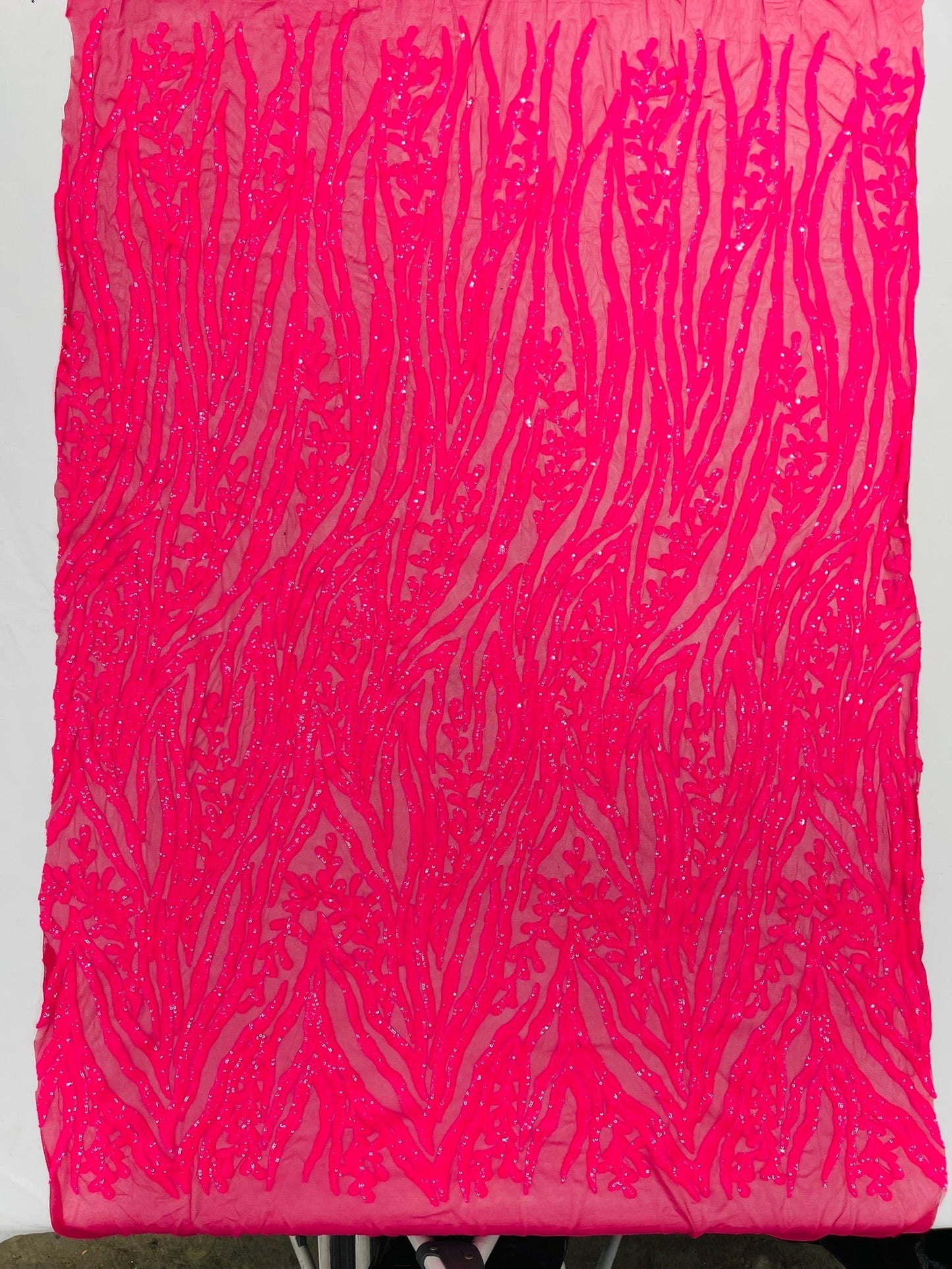 Vine/Root Sequin 4 Way Stretch Fabric 54” Wide| New Creations Fabric & Foam Inc. - New Creations Fabric & Foam Inc