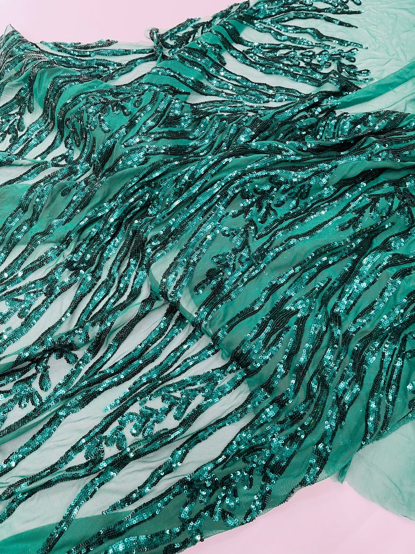Vine/Root Sequin 4 Way Stretch Fabric 54” Wide| New Creations Fabric & Foam Inc. - New Creations Fabric & Foam Inc