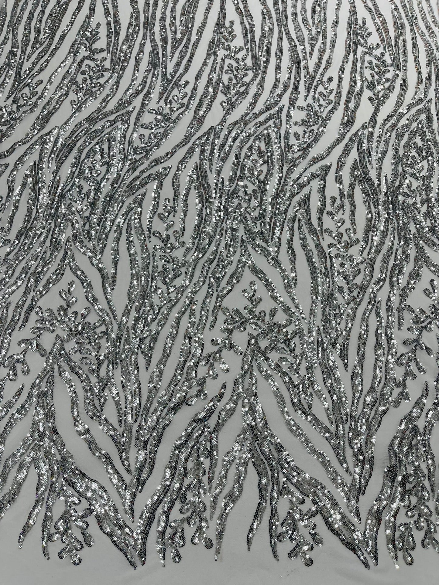 Vine/Root Sequin 4 Way Stretch Fabric 54” Wide| New Creations Fabric & Foam Inc. - New Creations Fabric & Foam Inc