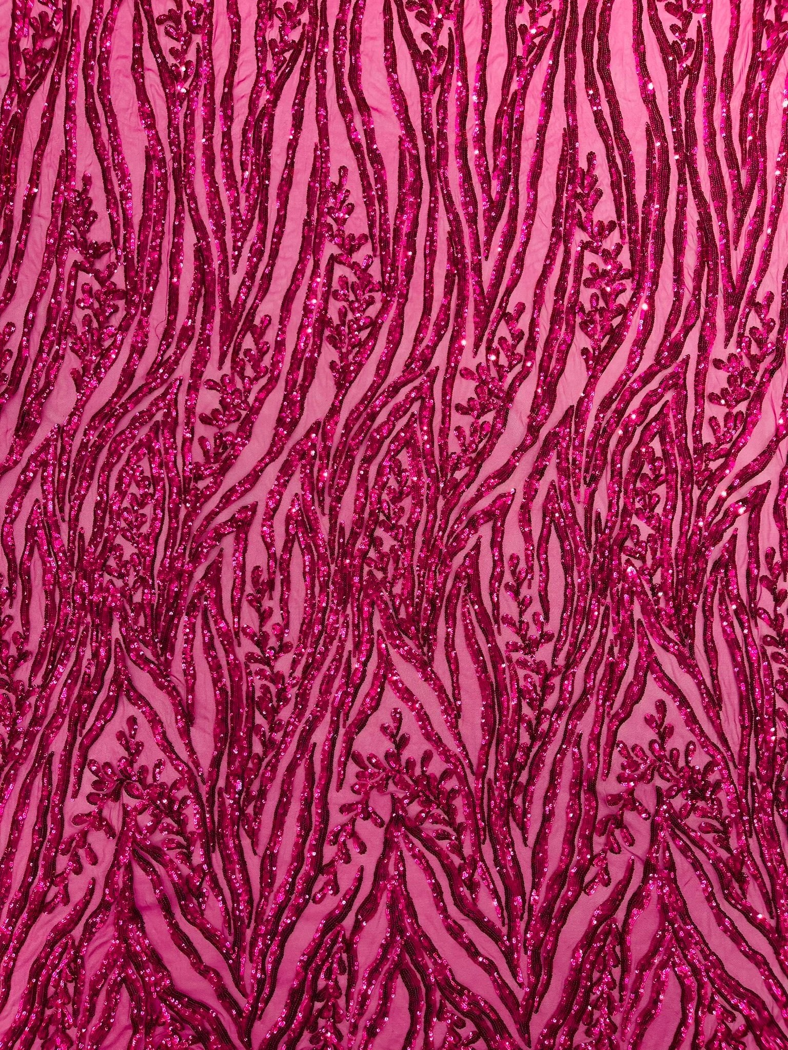 Vine/Root Sequin 4 Way Stretch Fabric 54” Wide| New Creations Fabric & Foam Inc. - New Creations Fabric & Foam Inc