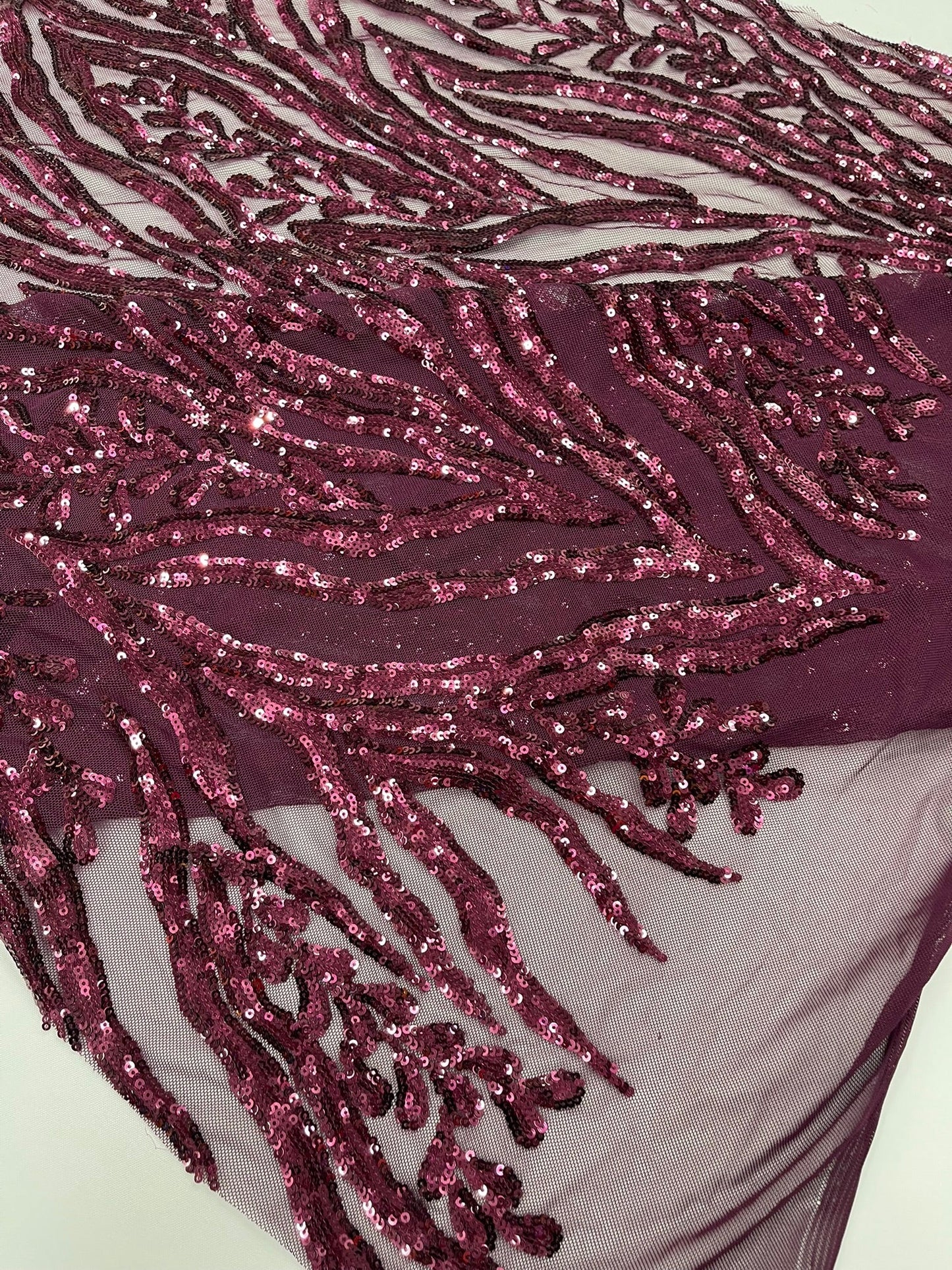 Vine/Root Sequin 4 Way Stretch Fabric 54” Wide| New Creations Fabric & Foam Inc. - New Creations Fabric & Foam Inc