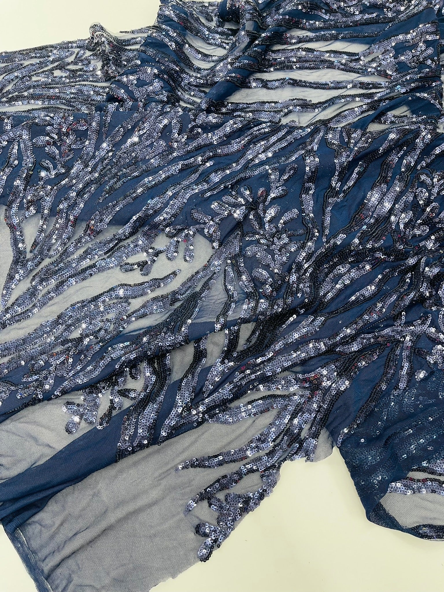 Vine/Root Sequin 4 Way Stretch Fabric 54” Wide| New Creations Fabric & Foam Inc. - New Creations Fabric & Foam Inc