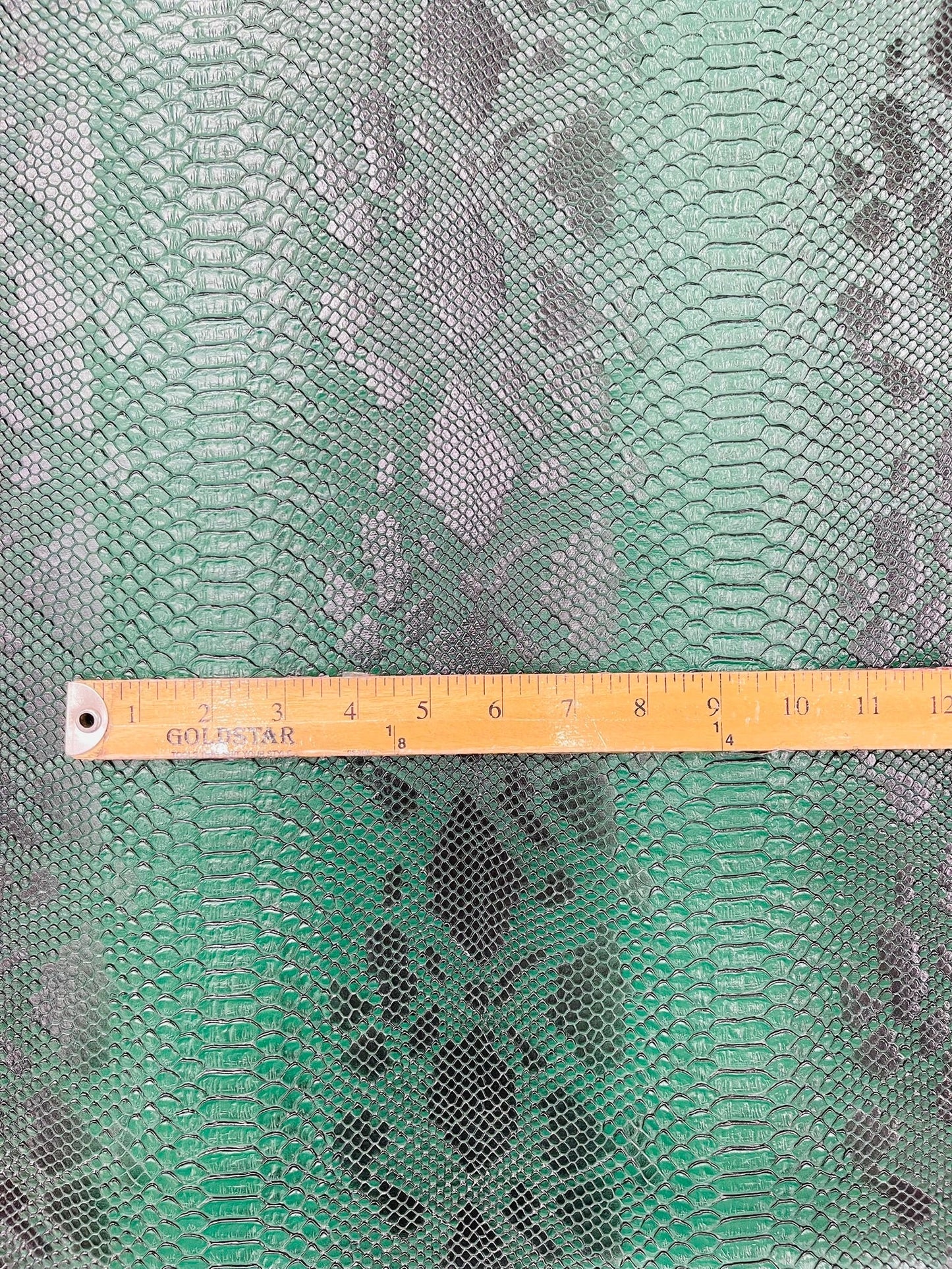 Viper Snake Skin Texture Faux Leather Fabric| 54" Wide| Upholstery| Sold By The Yard - New Creations Fabric & Foam Inc