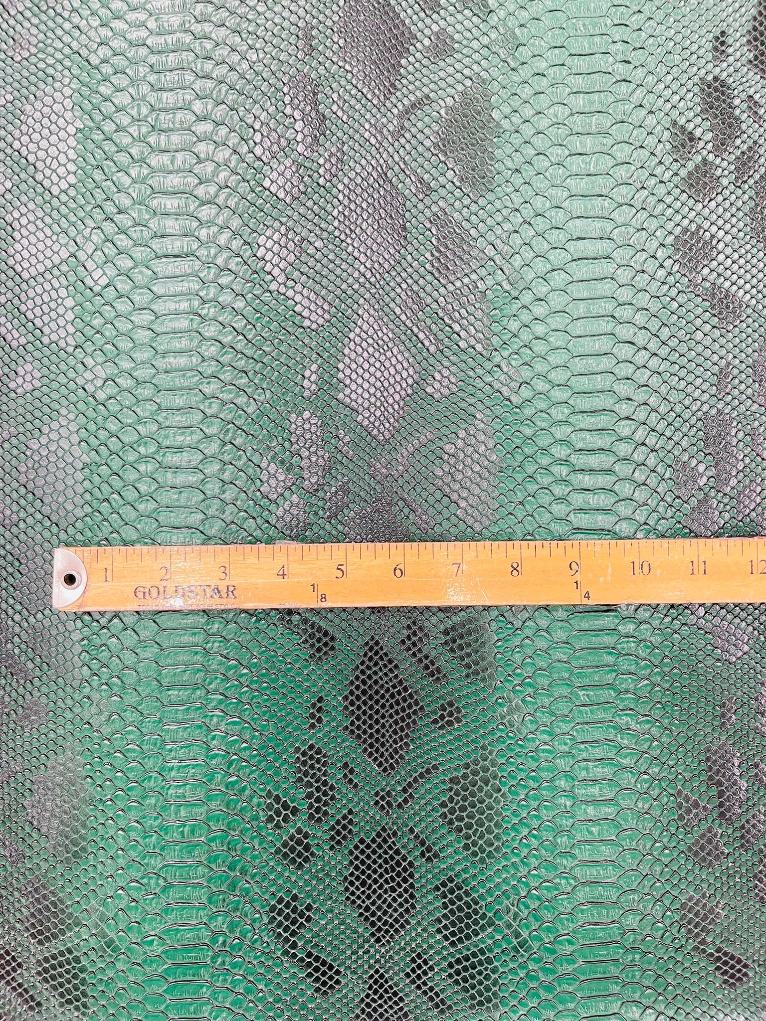 Viper Snake Skin Texture Faux Leather Fabric| 54" Wide| Upholstery| Sold By The Yard - New Creations Fabric & Foam Inc