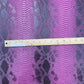 Viper Snake Skin Texture Faux Leather Fabric| 54" Wide| Upholstery| Sold By The Yard - New Creations Fabric & Foam Inc