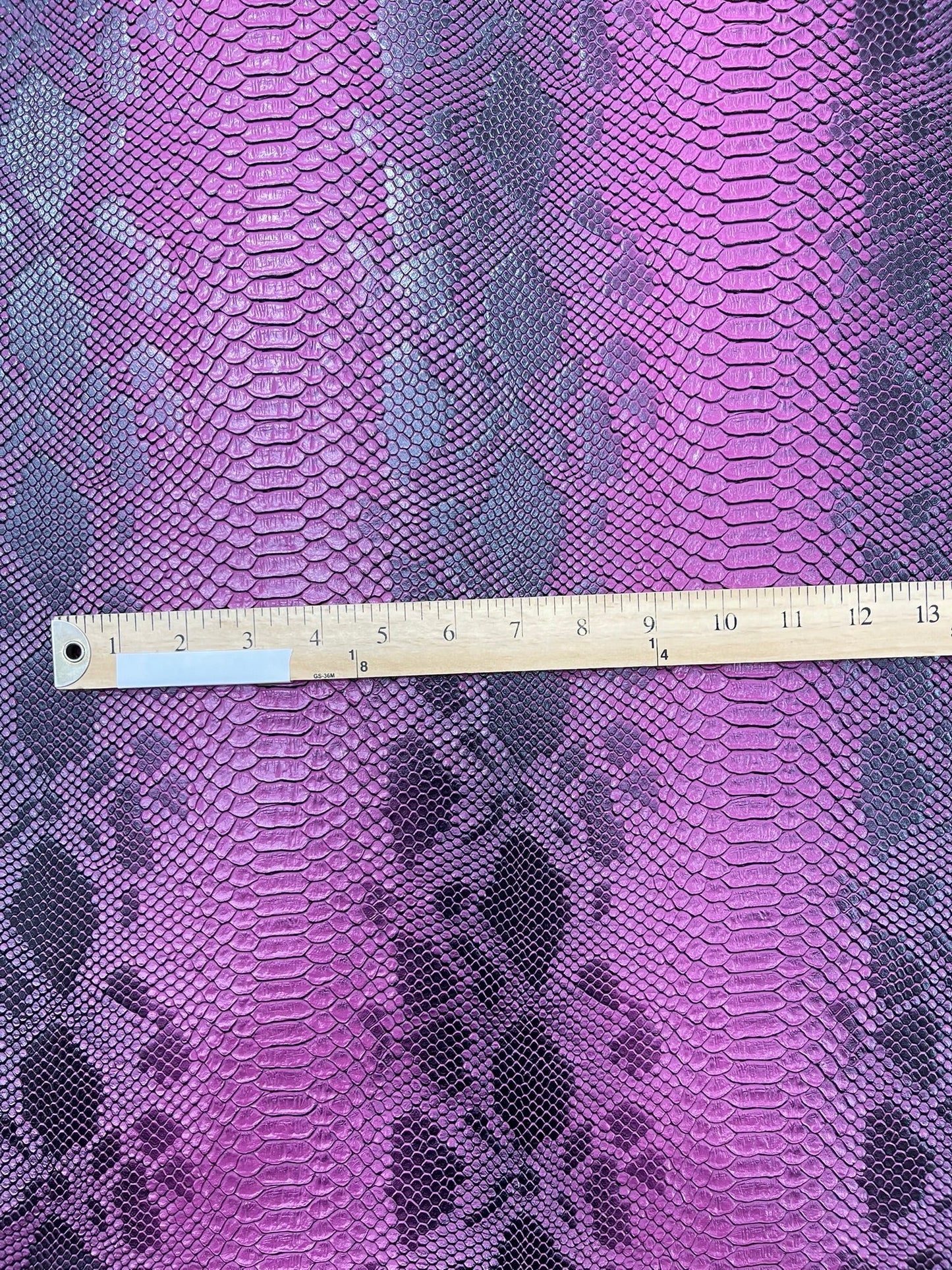 Viper Snake Skin Texture Faux Leather Fabric| 54" Wide| Upholstery| Sold By The Yard - New Creations Fabric & Foam Inc