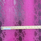 Viper Snake Skin Texture Faux Leather Fabric| 54" Wide| Upholstery| Sold By The Yard - New Creations Fabric & Foam Inc