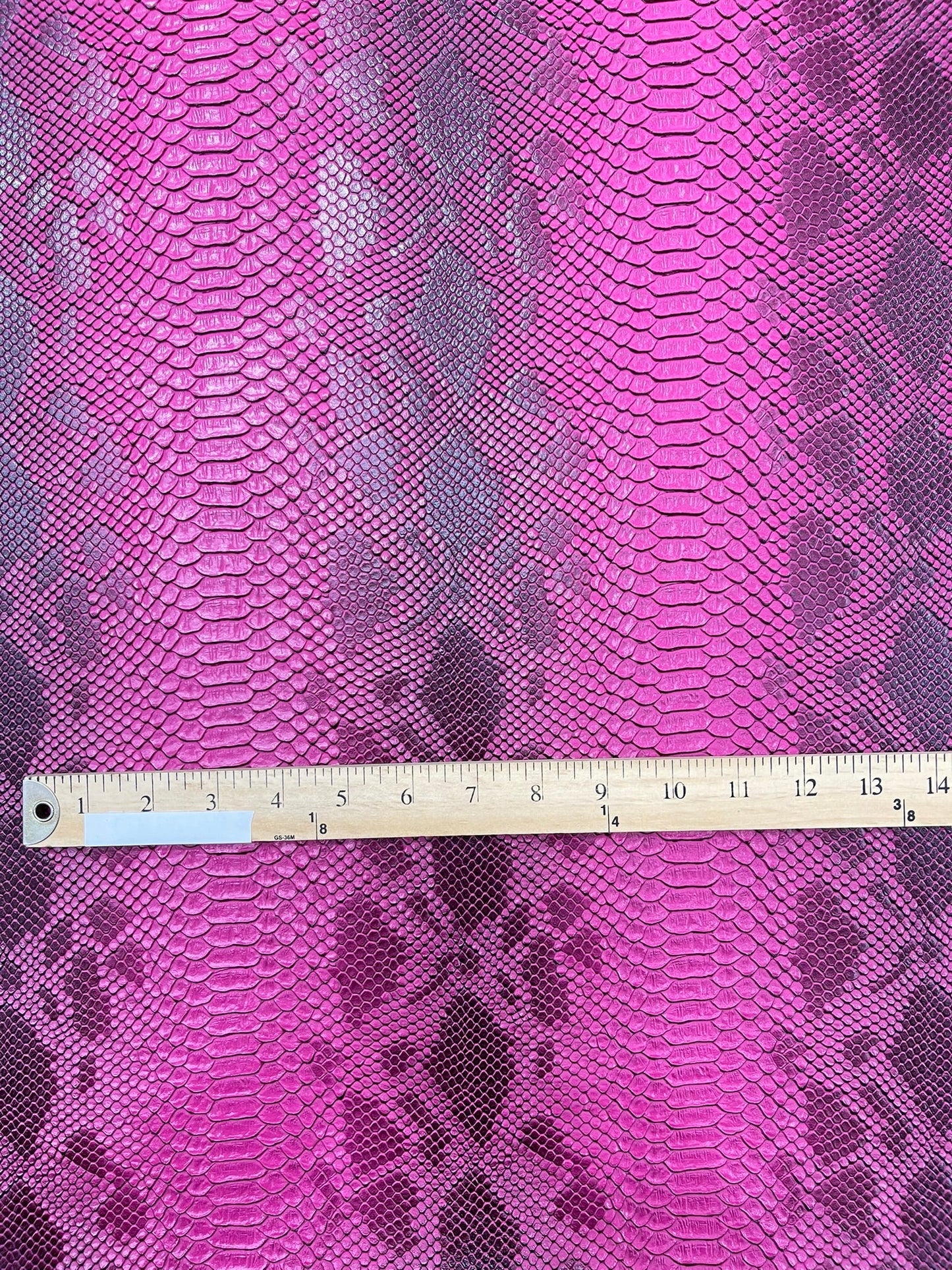Viper Snake Skin Texture Faux Leather Fabric| 54" Wide| Upholstery| Sold By The Yard - New Creations Fabric & Foam Inc