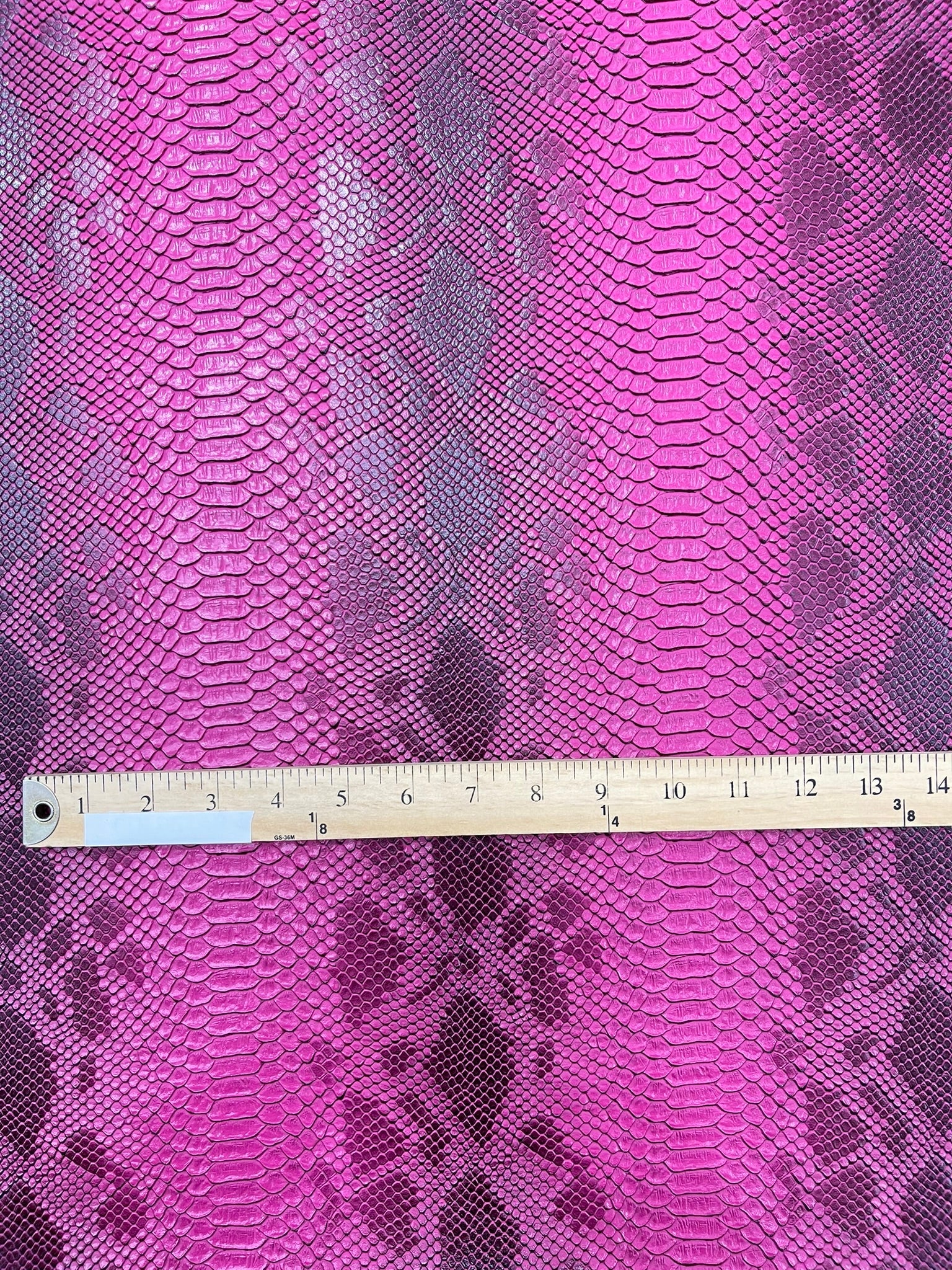 Viper Snake Skin Texture Faux Leather Fabric| 54" Wide| Upholstery| Sold By The Yard - New Creations Fabric & Foam Inc