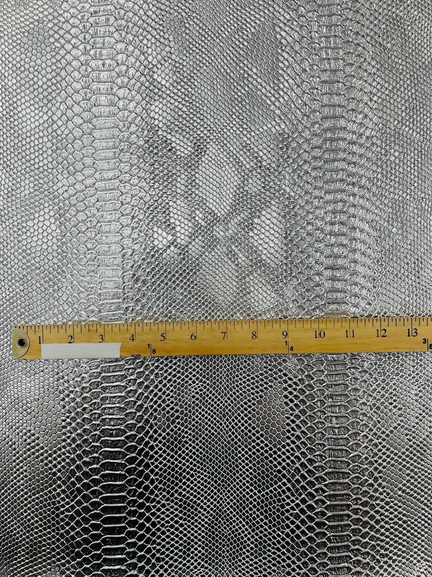 Viper Snake Skin Texture Faux Leather Fabric| 54" Wide| Upholstery| Sold By The Yard - New Creations Fabric & Foam Inc