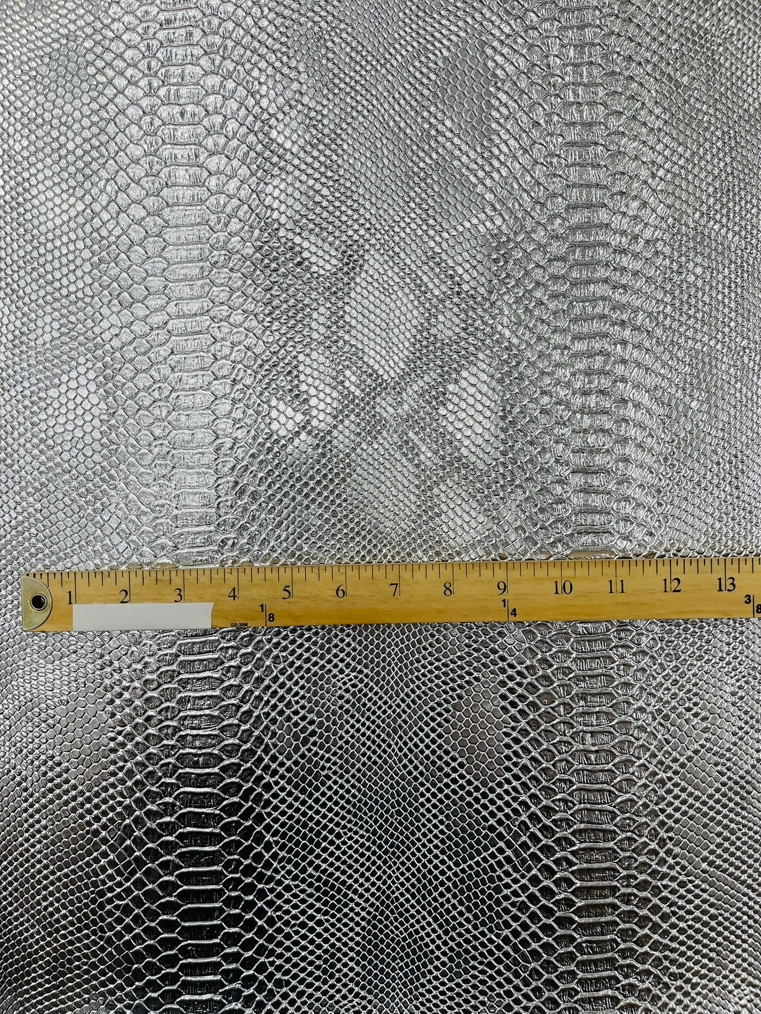 Viper Snake Skin Texture Faux Leather Fabric| 54" Wide| Upholstery| Sold By The Yard - New Creations Fabric & Foam Inc