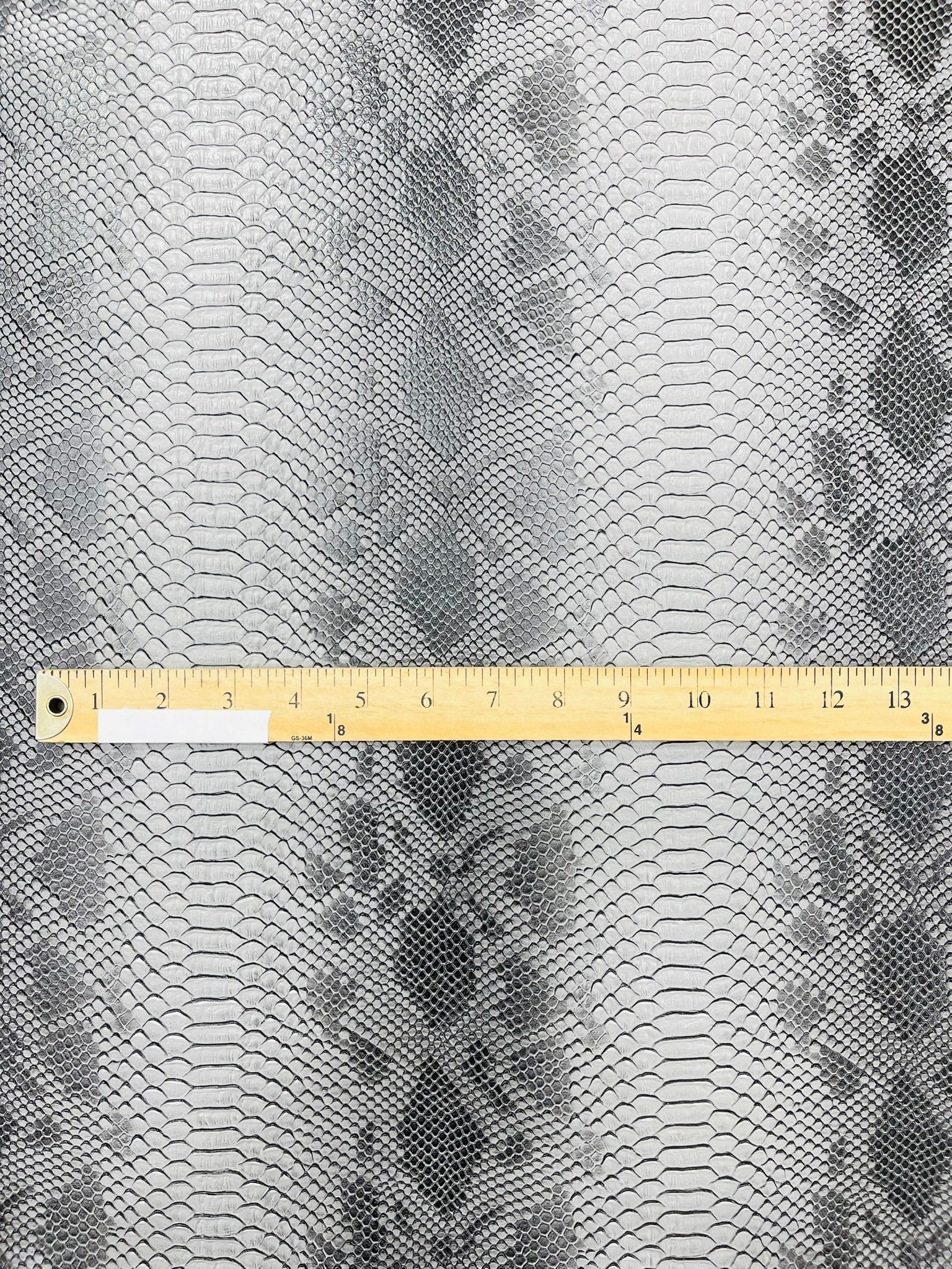 Viper Snake Skin Texture Faux Leather Fabric| 54" Wide| Upholstery| Sold By The Yard - New Creations Fabric & Foam Inc