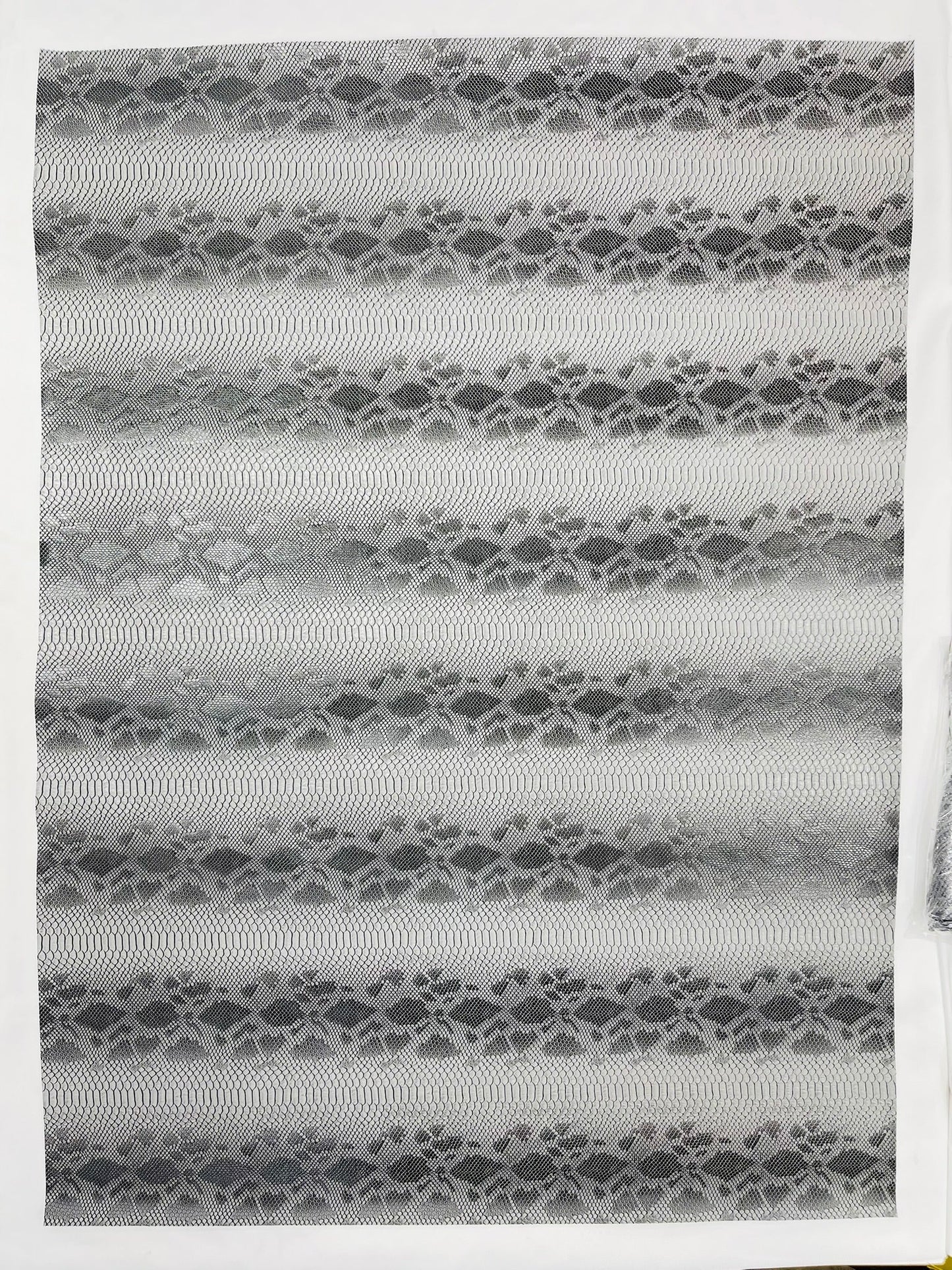 Viper Snake Skin Texture Faux Leather Fabric| 54" Wide| Upholstery| Sold By The Yard - New Creations Fabric & Foam Inc