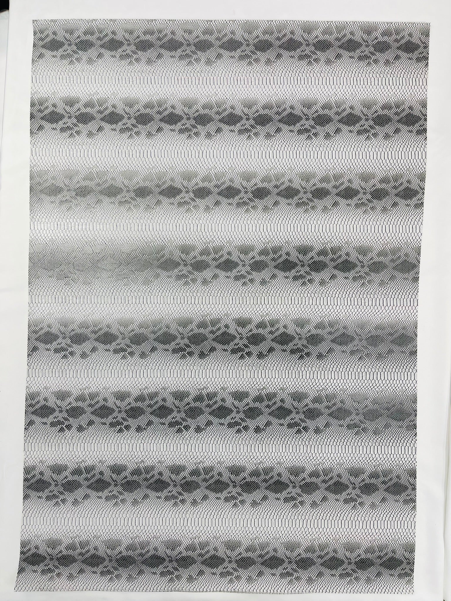 Viper Snake Skin Texture Faux Leather Fabric| 54" Wide| Upholstery| Sold By The Yard - New Creations Fabric & Foam Inc