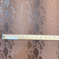 Viper Snake Skin Texture Faux Leather Fabric| 54" Wide| Upholstery| Sold By The Yard - New Creations Fabric & Foam Inc