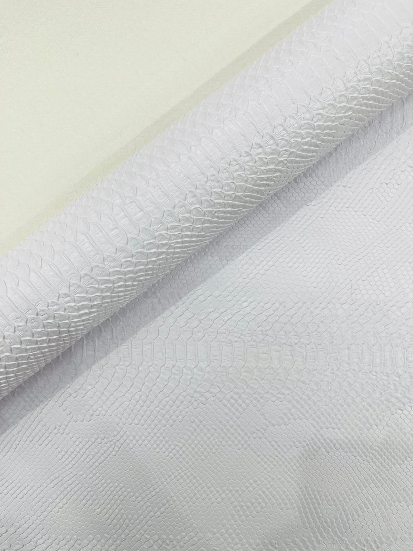 Viper Snake Skin Texture Faux Leather Fabric| 54" Wide| Upholstery| Sold By The Yard - New Creations Fabric & Foam Inc