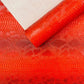 Viper Snake Skin Texture Faux Leather Fabric| 54" Wide| Upholstery| Sold By The Yard - New Creations Fabric & Foam Inc
