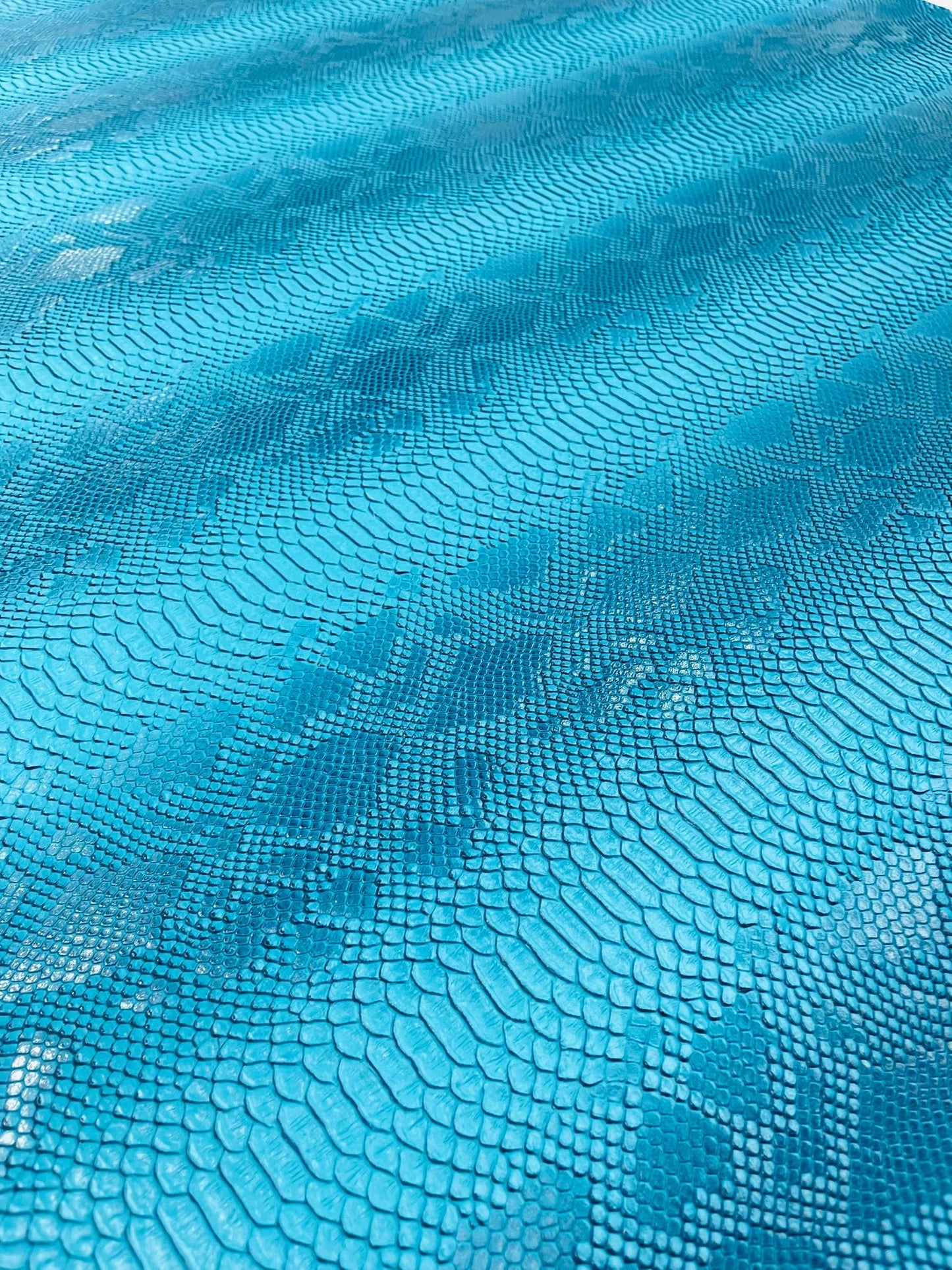 Viper Snake Skin Texture Faux Leather Fabric| 54" Wide| Upholstery| Sold By The Yard - New Creations Fabric & Foam Inc