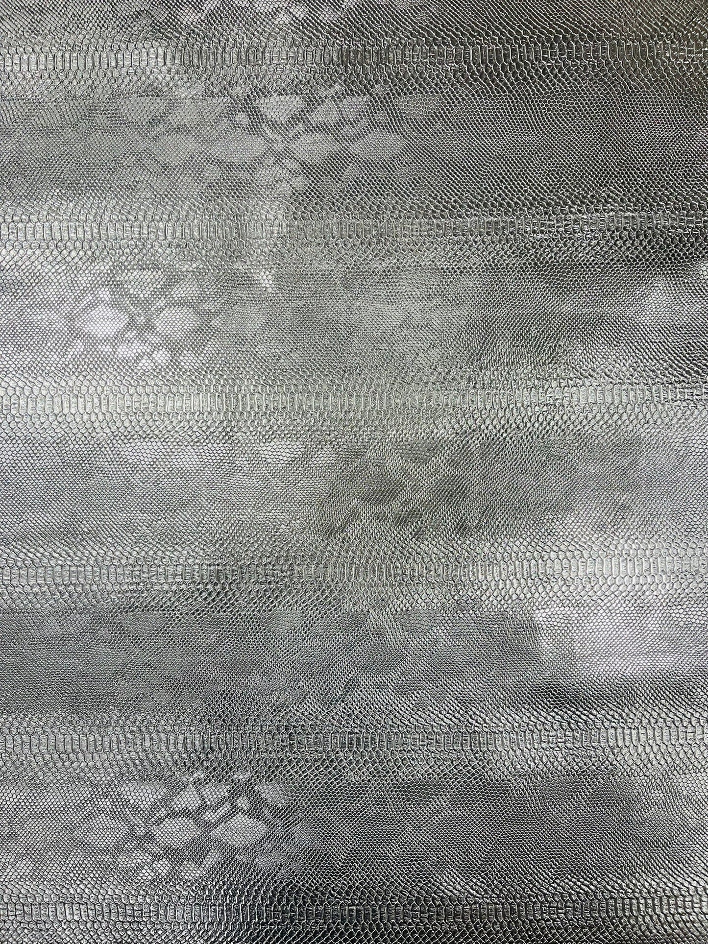 Viper Snake Skin Texture Faux Leather Fabric| 54" Wide| Upholstery| Sold By The Yard - New Creations Fabric & Foam Inc