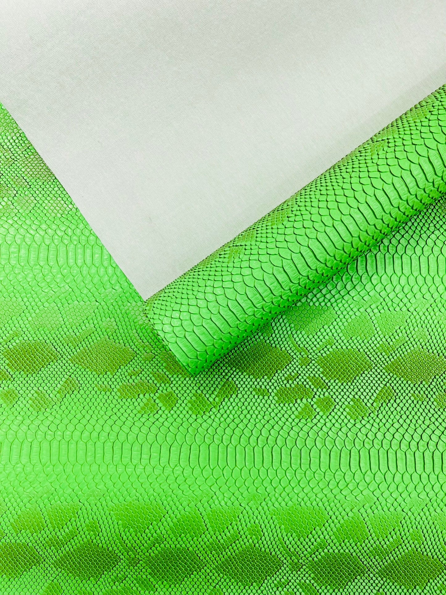 Viper Snake Skin Texture Faux Leather Fabric| 54" Wide| Upholstery| Sold By The Yard - New Creations Fabric & Foam Inc