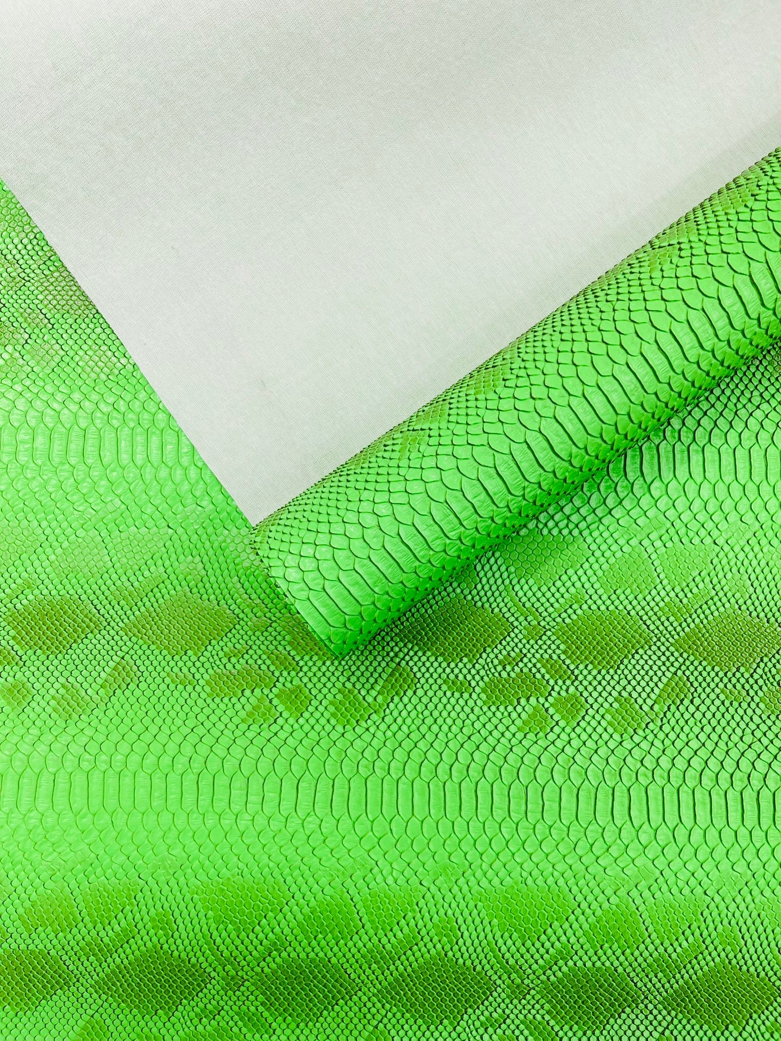 Viper Snake Skin Texture Faux Leather Fabric| 54" Wide| Upholstery| Sold By The Yard - New Creations Fabric & Foam Inc