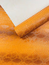 Viper Snake Skin Texture Faux Leather Fabric| 54" Wide| Upholstery| Sold By The Yard - New Creations Fabric & Foam Inc