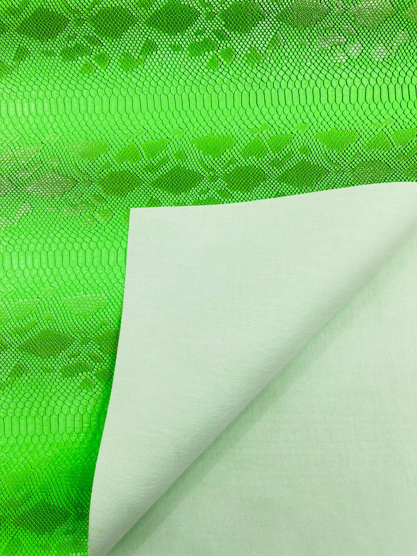 Viper Snake Skin Texture Faux Leather Fabric| 54" Wide| Upholstery| Sold By The Yard - New Creations Fabric & Foam Inc