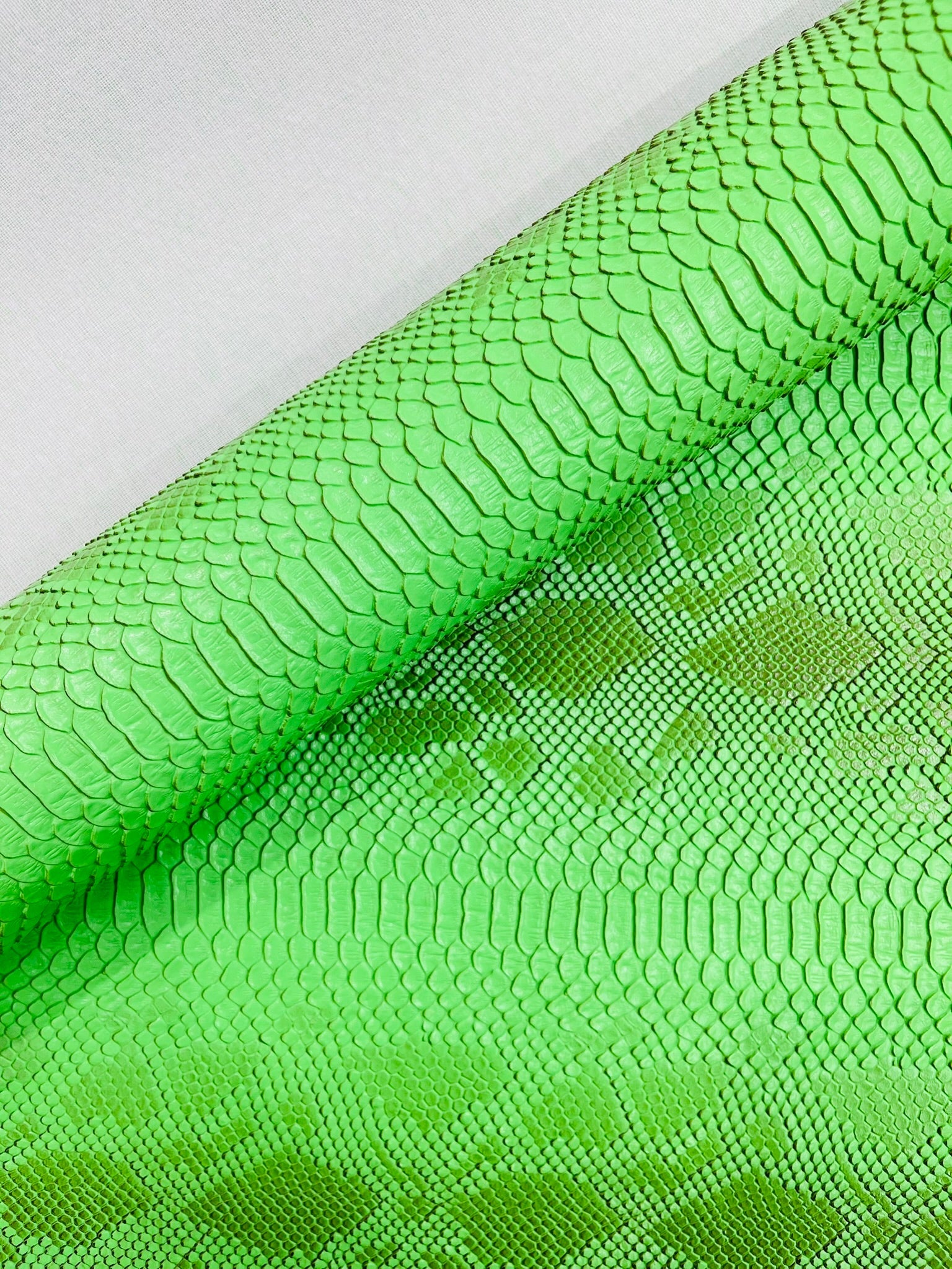 Viper Snake Skin Texture Faux Leather Fabric| 54" Wide| Upholstery| Sold By The Yard - New Creations Fabric & Foam Inc